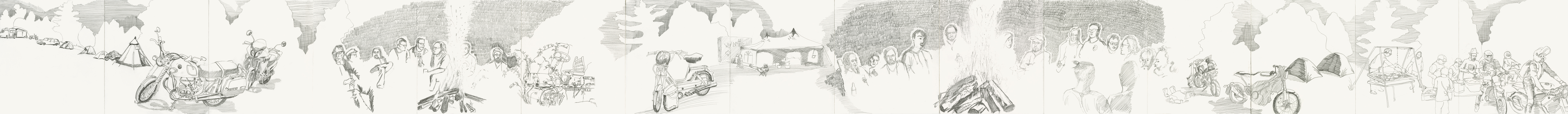 Heyltjes_Leporello_kuhle Wampe III, Bleistift auf Papier_21x290_2017-19